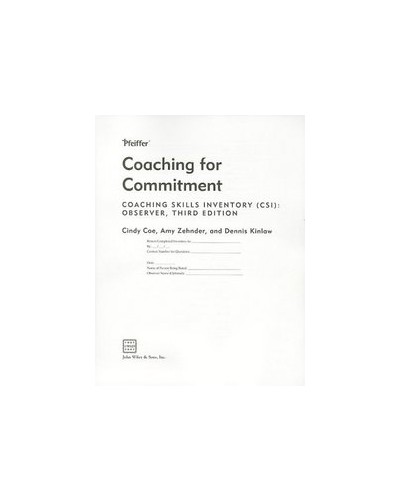 Coaching for Commitment