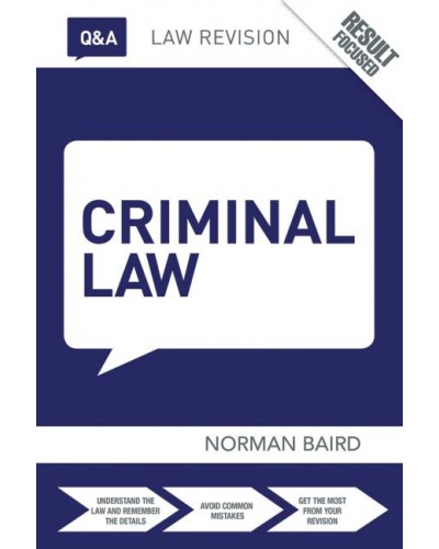 Routledge Q&A Criminal Law, 10th Edition