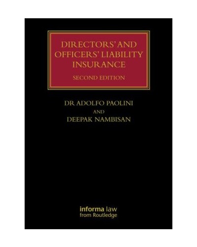 Directors' and Officers' Liability Insurance, 2nd Edition