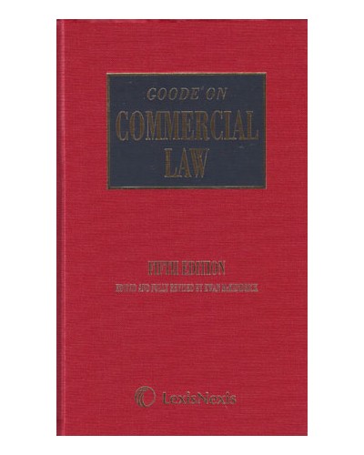 Goode on Commercial Law 5th Edition