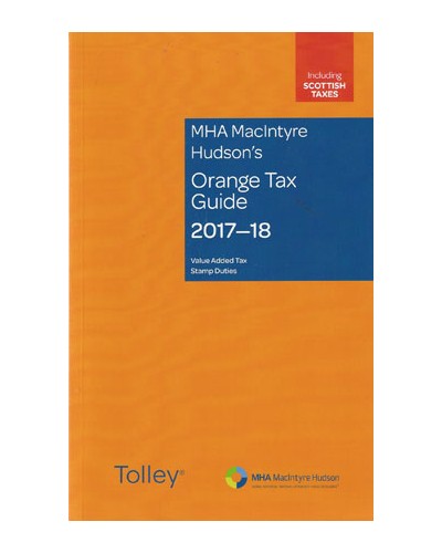 MHA MacIntyre Hudson's Orange Tax Guide 2017-18