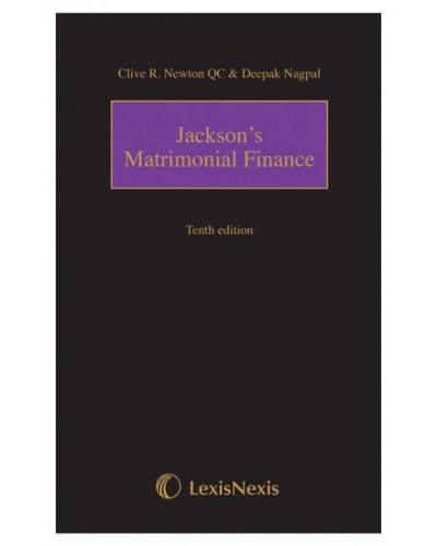 Jackson's Matrimonial Finance, 10th Edition