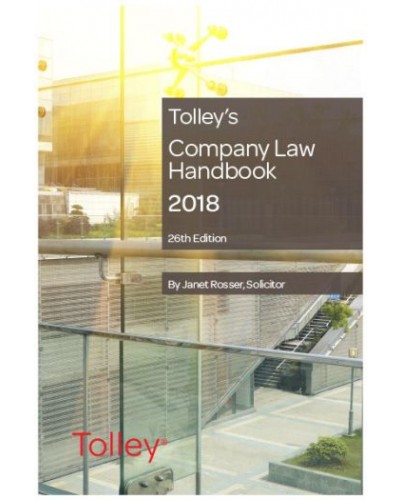 Tolley's Company Law Handbook 2018
