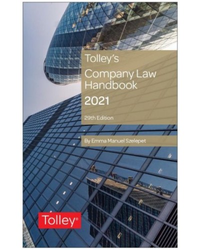 Tolley's Company Law Handbook 2021 29th Edition