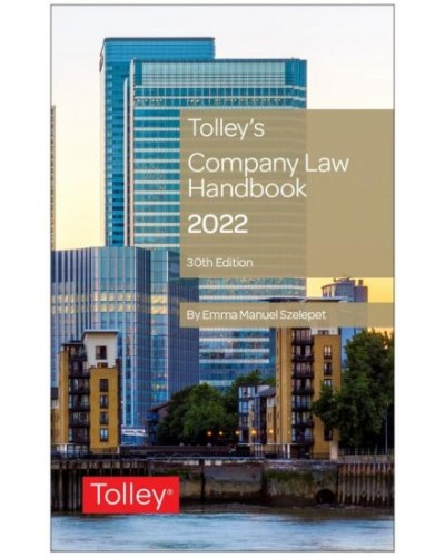 Tolley's Company Law Handbook 2022 30th Edition