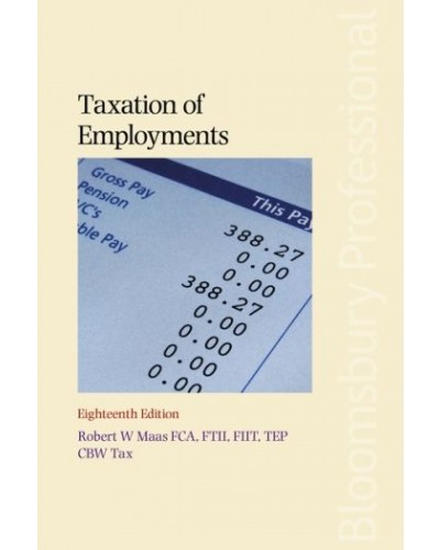 Taxation of Employments, 18th Edition