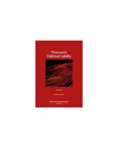 Thomson's Delictual Liability, 6th edition