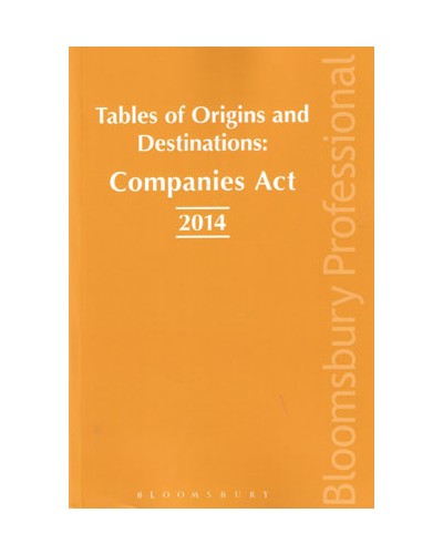 Tables of Destination and Origin: Companies Act 2014