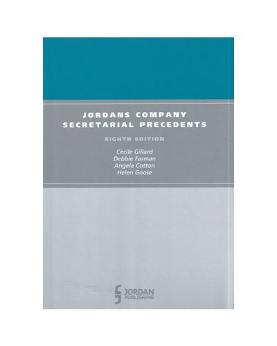 Jordans Company Secretarial Precedents, 8th Edition