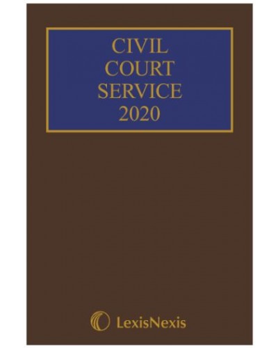 Civil Court Service 2020 (The Brown Book)