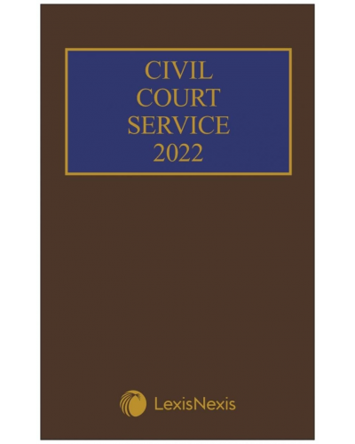 Civil Court Service 2022 (The Brown Book)