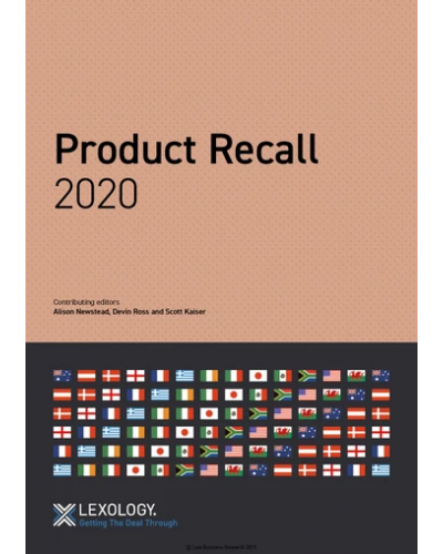 Getting The Deal Through: Product Recall 2021