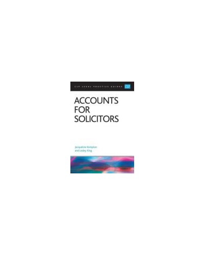 CLP Legal Practice Guides: Accounts for Solicitors 2023-24