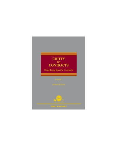 Chitty On Contracts: Hong Kong Specific Contracts (7th Edition) (Hardcopy + e-Book)