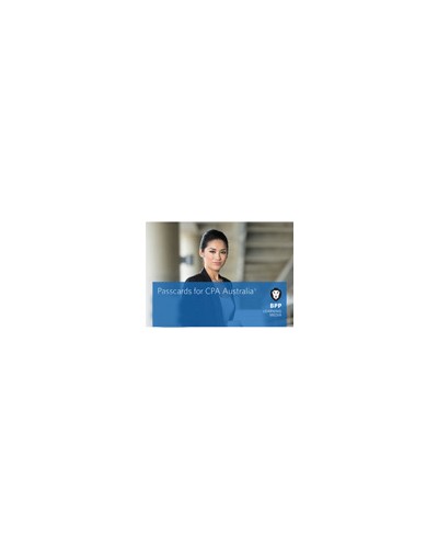CPA Australia: Foundations of Accounting (Passcards)