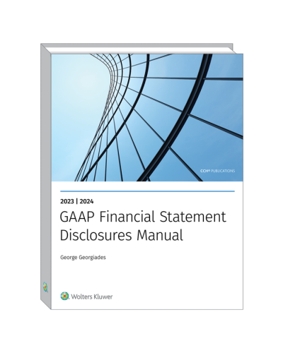 GAAP Financial Statement Disclosures Manual (2023-2024)