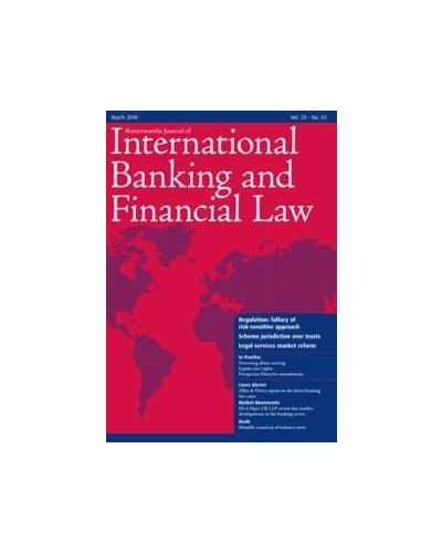 Butterworths Journal of International Banking and Financial Law