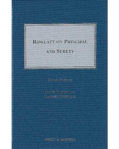 Rowlatt on Principal and Surety (6th Edition)