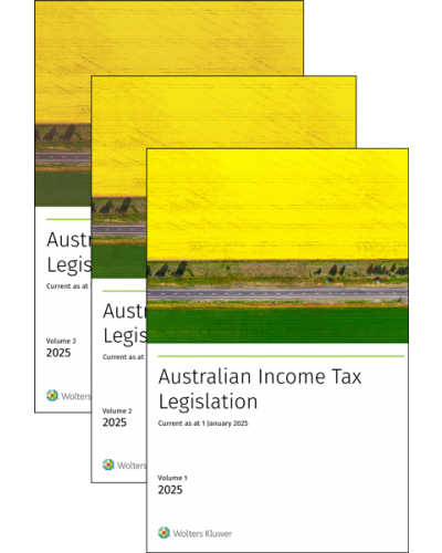Australian Income Tax Legislation 2025, 3 Volume Set