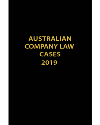 Australian Company Law Cases 2019