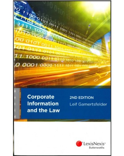 Corporate Information and the Law, 2nd Edition