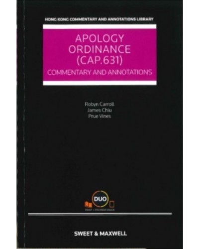 Apology Ordinance (Cap.631): Commentary and Annotations (e-Book)