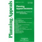 Planning Appeal Decisions: Issues and Bound Volume