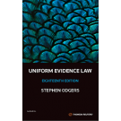 Uniform Evidence Law, 18th Edition