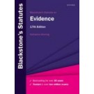 Blackstone's Statutes on Evidence, 17th Edition