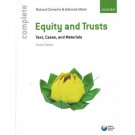 Complete Equity and Trusts: Text, Cases and Materials 4th Edition