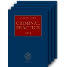 Blackstone's Criminal Practice 2025 (book and supplements 1, 2, 3)