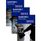 Blackstone's Police Manuals 2025: Three Volume Set