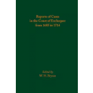 Reports of Cases in the Court of Exchequer from 1685 to 1714