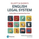 Elliott & Quinn: English Legal System, 22th Edition