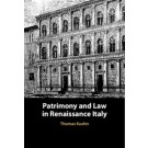 Patrimony and Law in Renaissance Italy