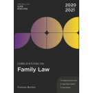 Core Statutes on Family Law 2020-21