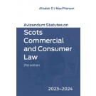 Avizandum Statutes on Scots Commercial and Consumer Law 2023-24 21st Edition