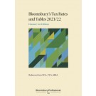 Bloomsbury's Tax Rates and Tables 2021/22: Finance Act Edition
