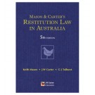Mason & Carter's Restitution Law in Australia 5th ed