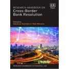 Research Handbook on Cross-Border Bank Resolution