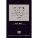 Creditor Treatment in Corporate Insolvency Law