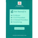 Bar Manual: Test Yourself in Evidence, Civil Procedure, Criminal Procedure and Sentencing 16th Edition