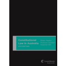 Constitutional Law in Australia, 4th Edition