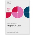 Core Statutes on Property Law 2016-2017