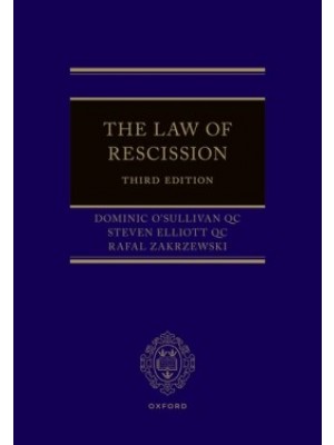 The Law of Rescission, 3rd Edition