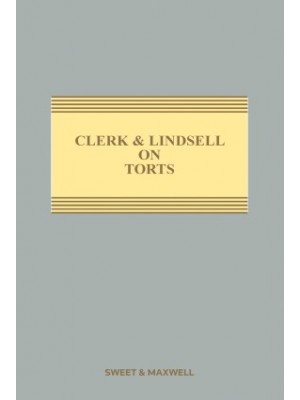 Clerk & Lindsell On Torts, 24th Edition