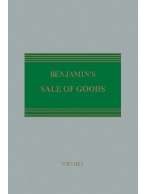 Benjamin's Sale of Goods, 12th Edition