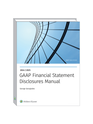 GAAP Financial Statement Disclosures Manual (2024-2025)