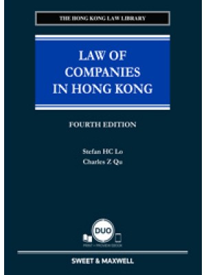 Law of Companies in Hong Kong, 4th Edition (Hardcopy + e-Book)