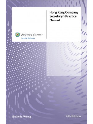 Hong Kong Company Secretary's Practice Manual, 4th Edition